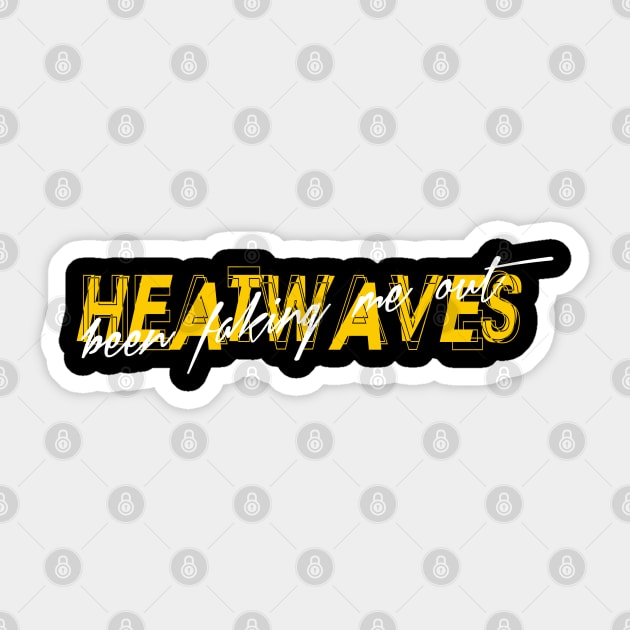 glass animals heat waves Sticker by Afire